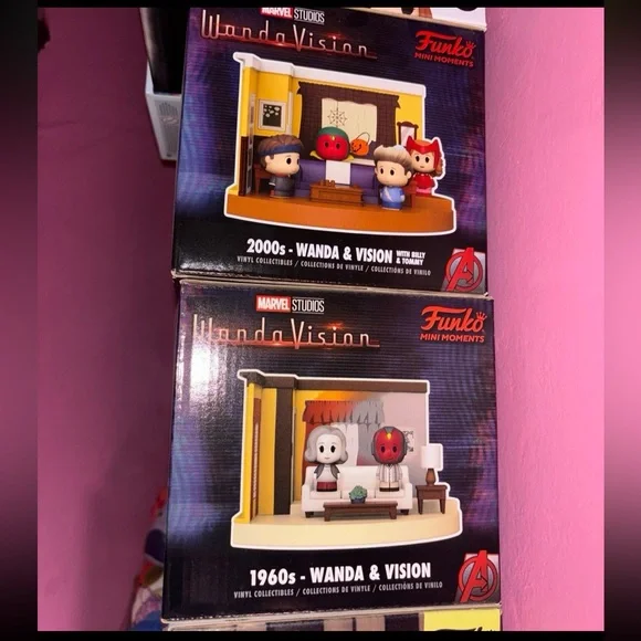 Funko WandaVision Mini Moments Duo — Red, White, Yellow, Purple - Picture 2 of 2